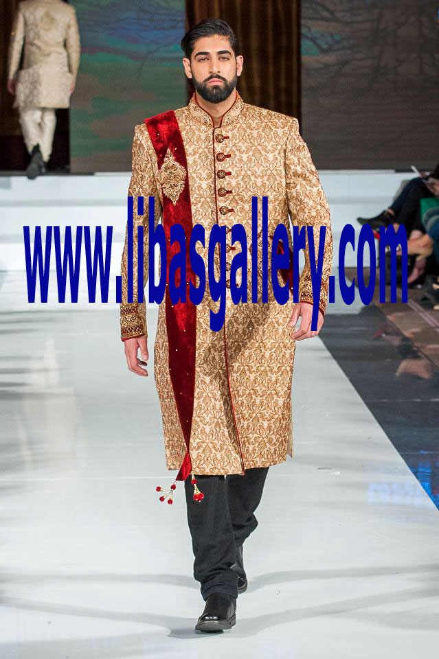 Embellished Groom Sherwani Suit Style no 3