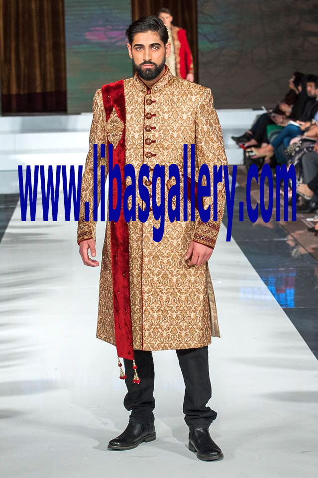 Embellished Groom Sherwani Suit Style no 3