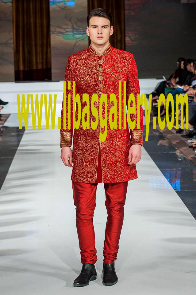 Embellished Groom Sherwani Suit Style no 4