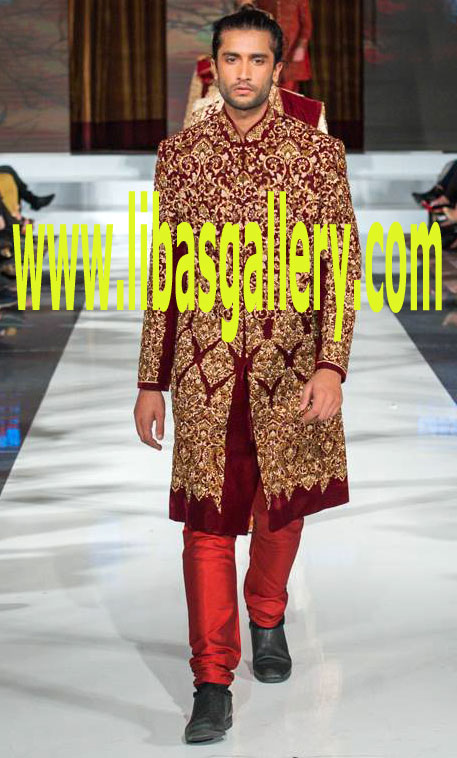 Embellished Groom Sherwani Suit Style no 9