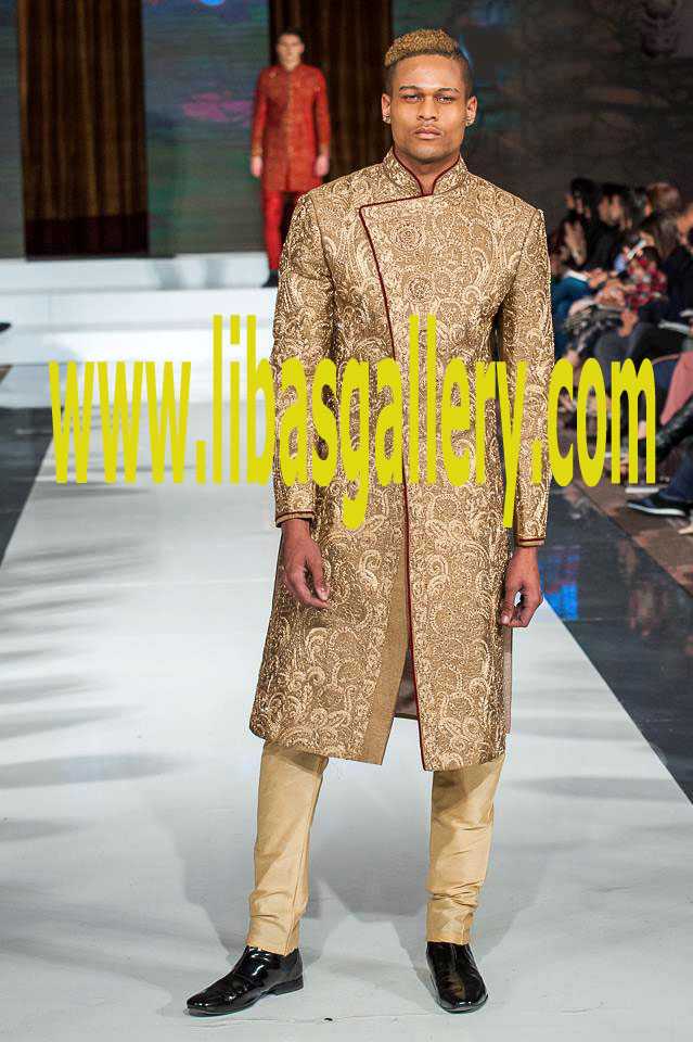 Embellished Groom Sherwani Suit Style no 12