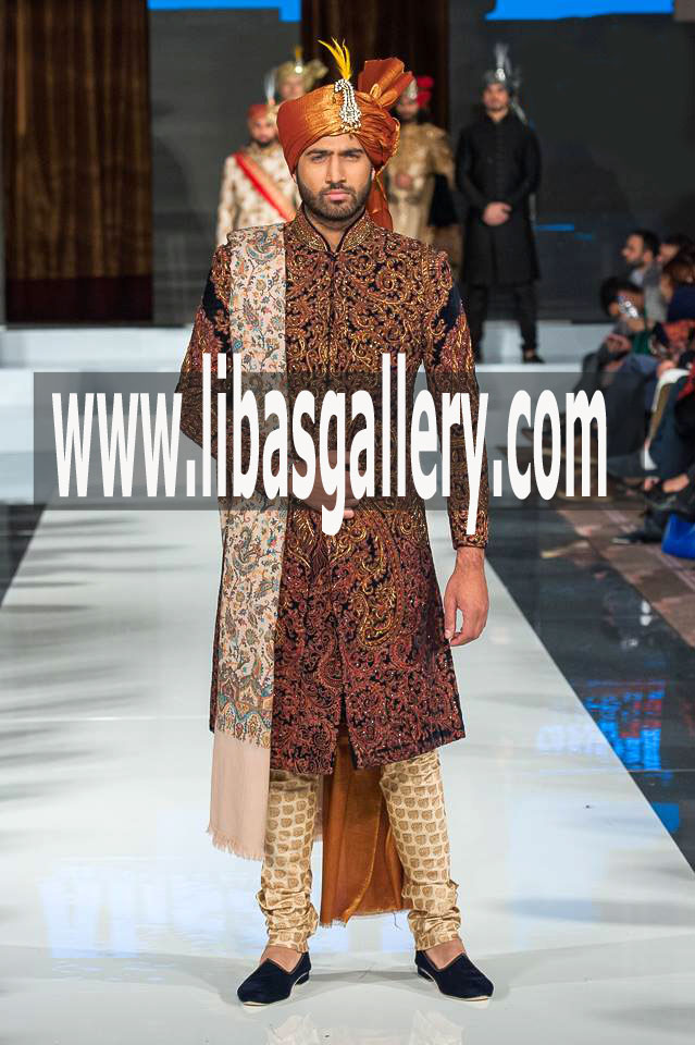 Embellished Groom Sherwani Suit Style no 14