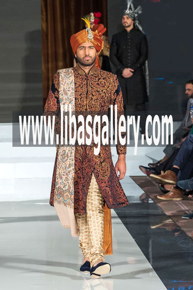 Embellished Groom Sherwani Suit Style no 14