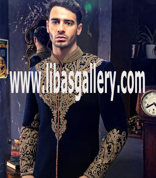 Latest Wedding Sherwani Collection 2017 26