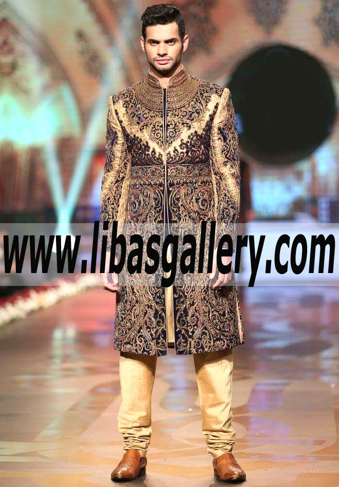 Share your views to parents that you want to buy royal type sherwani for your nikah and barat day custom made jacket UK USA UAE
