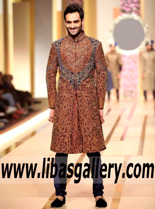 Latest Sherwani Suit Collection 2017 111
