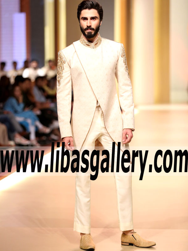 Winsome Look Indo-Western Sherwani Suit for Engagement and Special Occasions