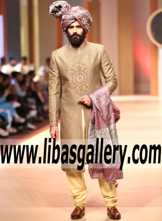 Stunning Bridegroom Sherwani Suit for Special and Formal Events