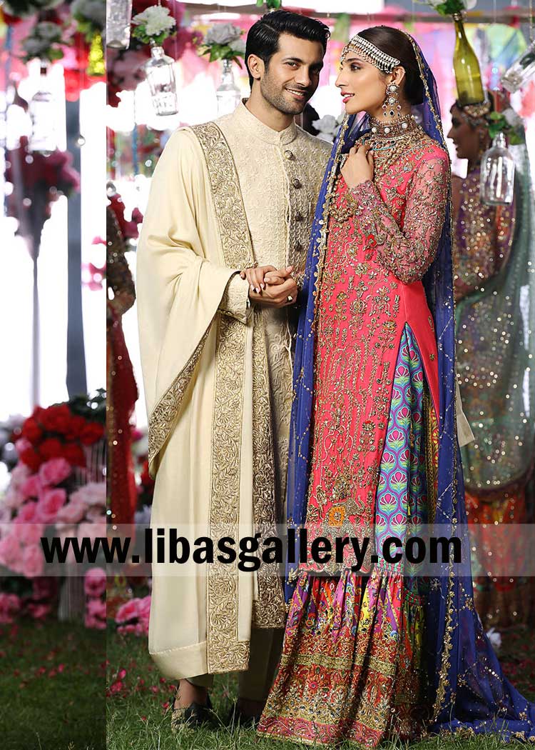Beautiful Ivory Men Sherwani suit for Wedding Nikah Event
