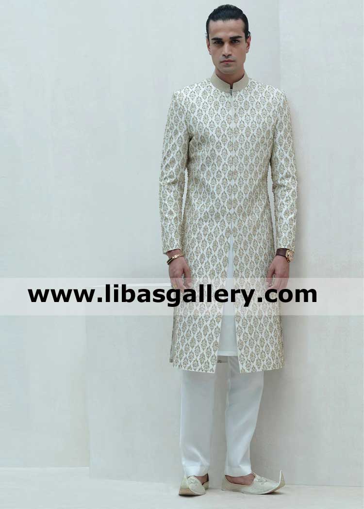 limited edition groom nikah barat embroidered sherwani article for men shadi day uk usa canada saudi arabia dubai
