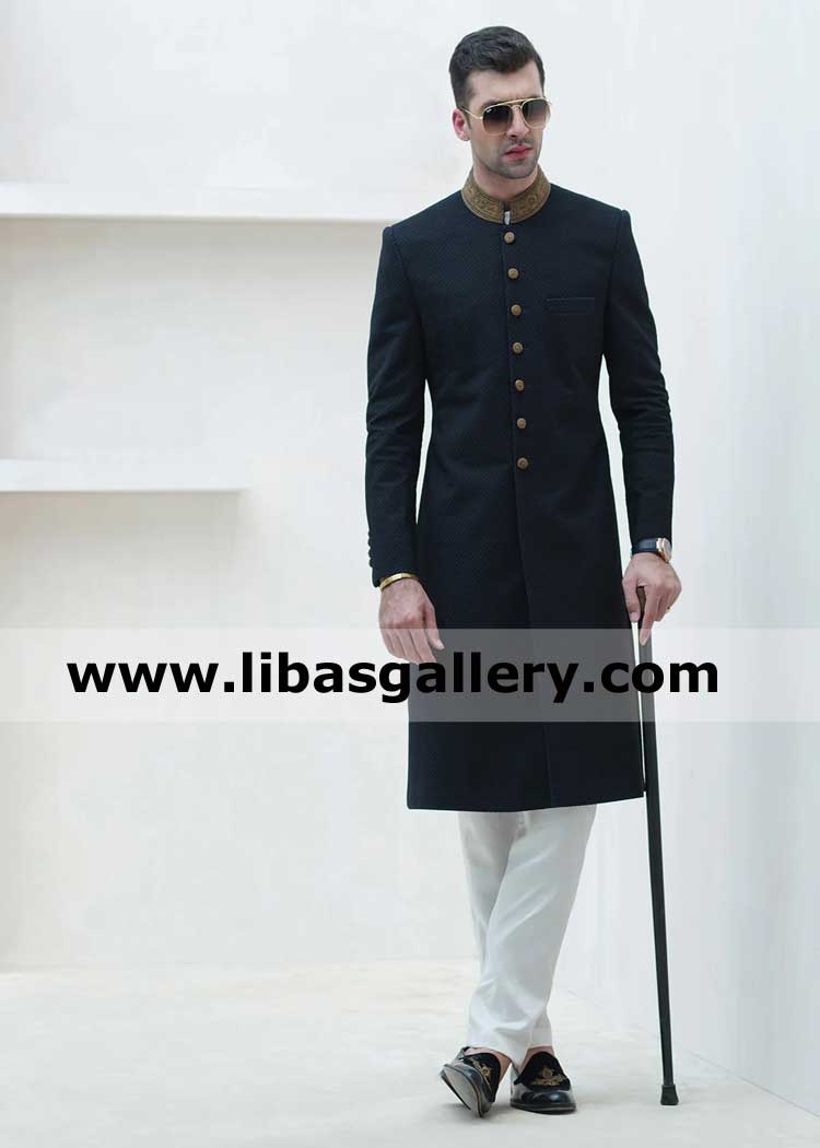Adventurous Man ready to wear designer embroidered wedding sherwani