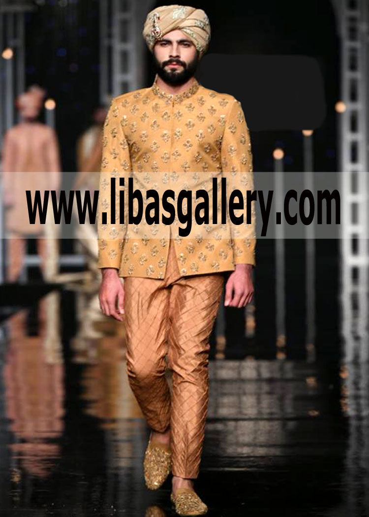 Superb Stylish Wedding Prince coat for Groom Dulha