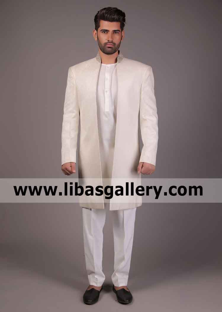 Embroidered Groom Wedding Sherwani Custom made