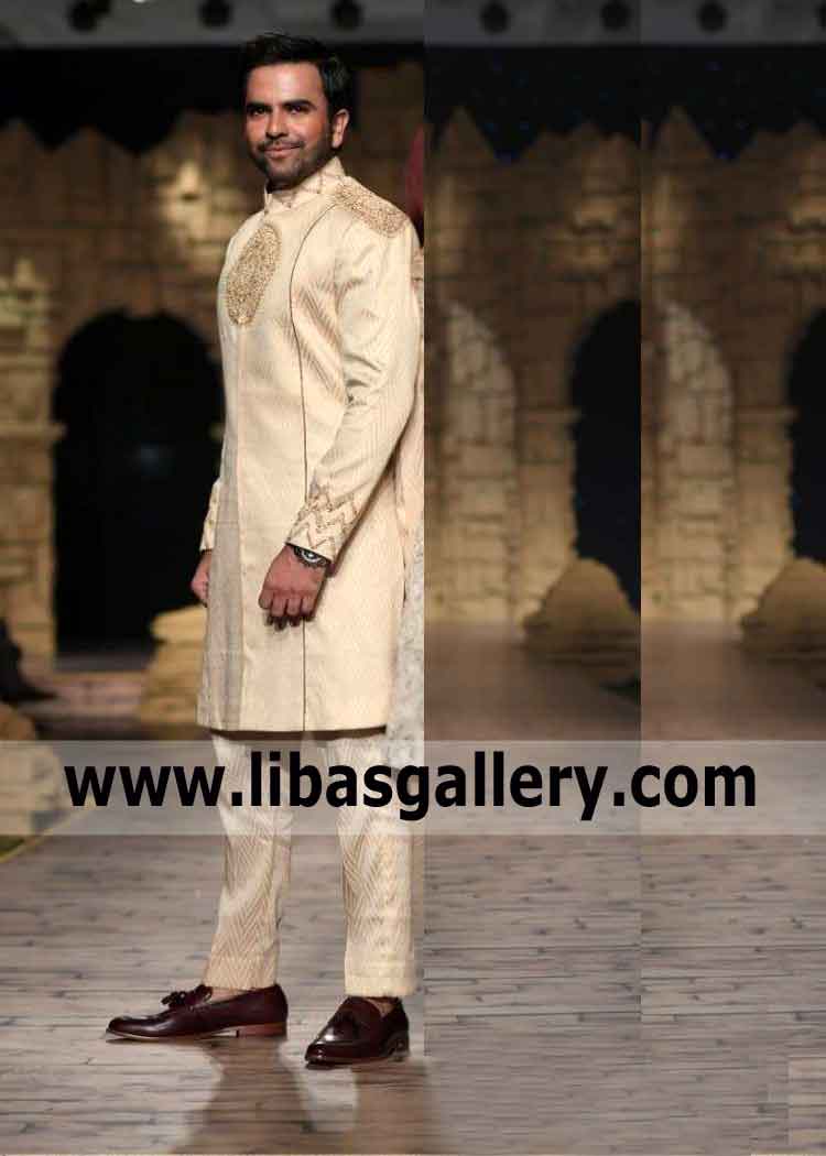 Extravaganza of the old world Embroidered Sherwani