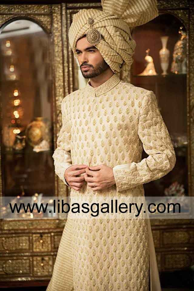 Kingdom Style Groom Wedding Sherwani design