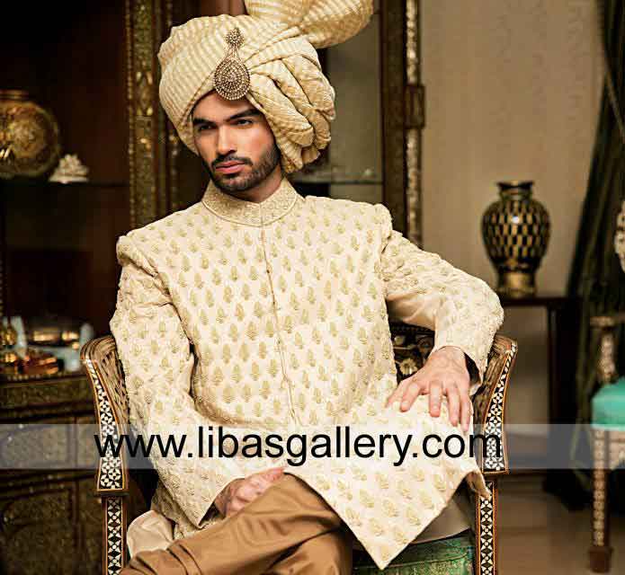 Kingdom Style Groom Wedding Sherwani design