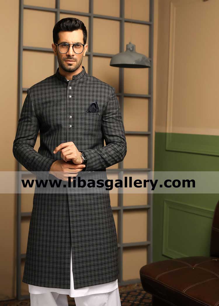 check design traditional pakistani sherwani dress for man shop online custom made sherwani article uk usa canada