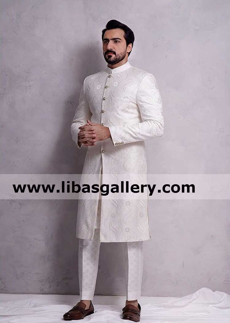 Best Collection of Groom wear in royal type fabrics