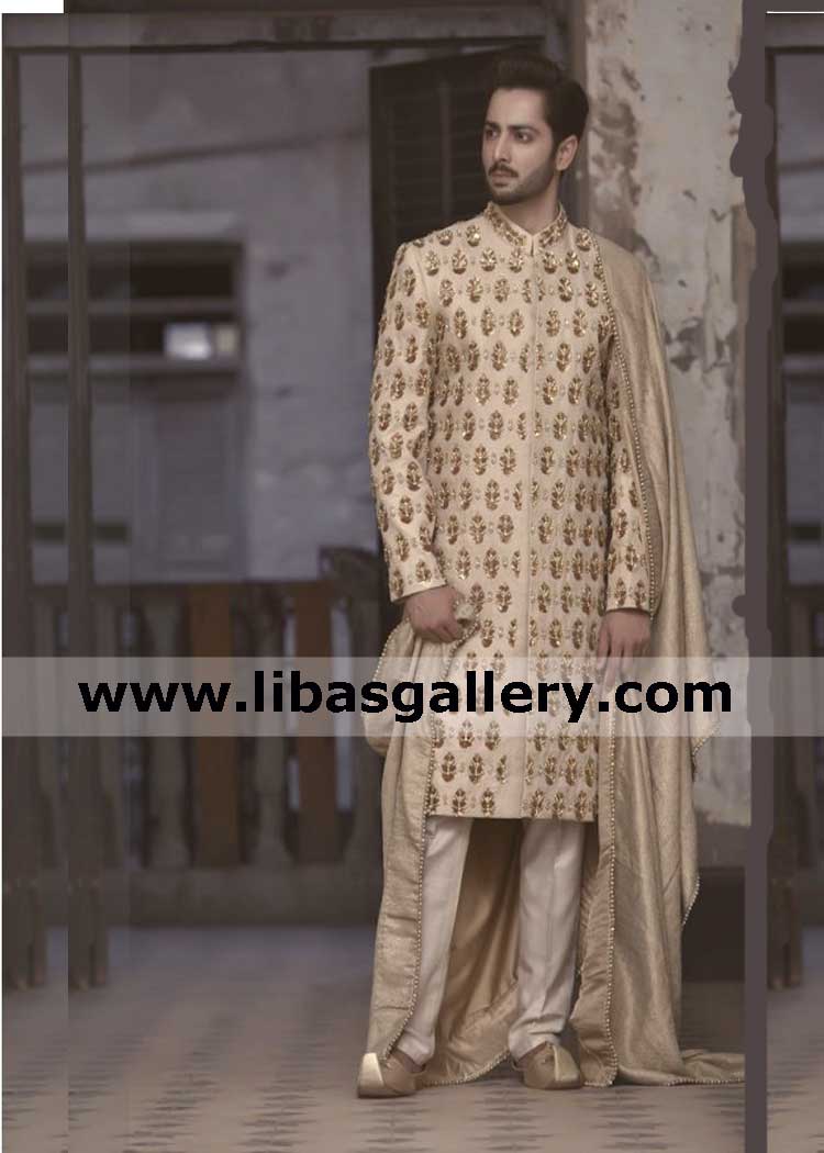 Danish taimoor wedding sherwani sale