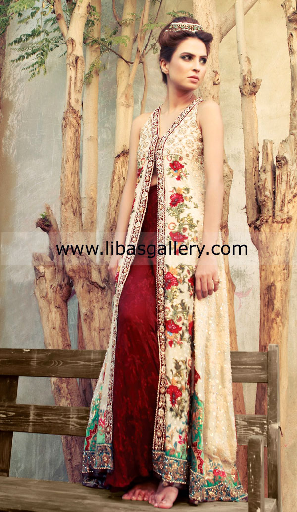 Designer Tena Durrani Latest Evening Party Outfits 2013,  Tena Durrani Bridals Wedding Collection 2013 With Price New Arrivals Newcastle upon Tyne UK