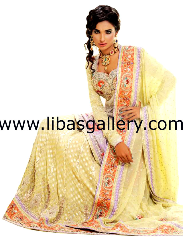 Most heart-stoppingly beautiful Bridal dresses 2013 2014 Pakistani Royal Wedding Dresses 2013 2014 Bridal Wear Anarkali Suits Bridal Lehenga Designer Sharara Party Wear Clothes Gharara Bridal dresses