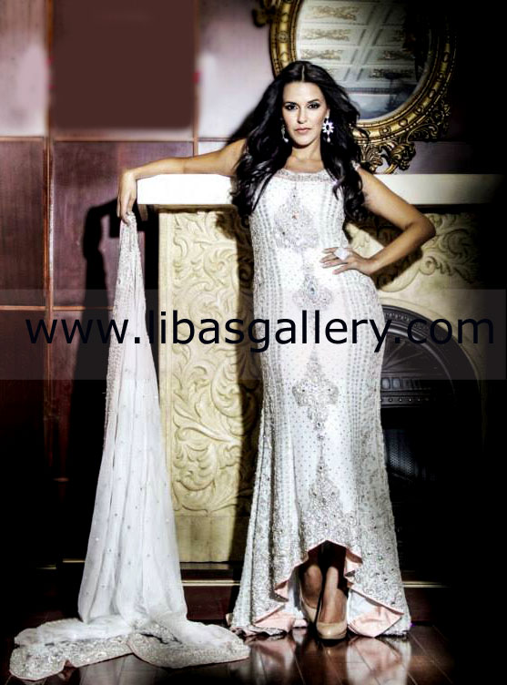 Pearl White Virginia Special Occasion Wear 