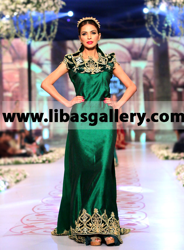 Buy Online Tabassum Mughal Haute Couture Latest Collection at Style360 PBCW LABELS Floral Tapestries/Embroidered Dreams 2014 in New York, New Jersey and California, USA Tel.+1 585 638 3311