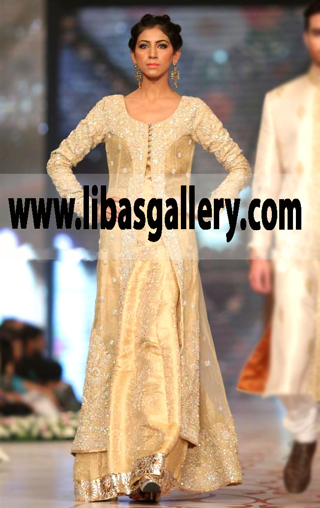 Designer Embellished Gown for Wedding and Valima Events 13
