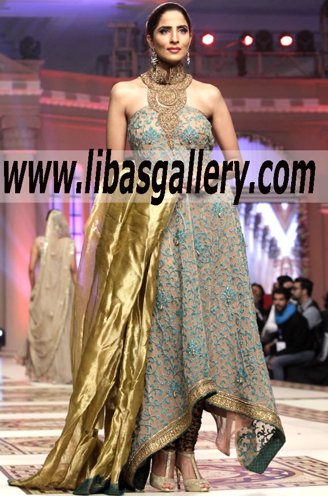 Pakistani Bridal Party wear Dresses for Special Occasions By Designer MEHDI Shop the Latest Pakistani Bridal Party wear Dresses for Special Occasions showcased at Telenor Bridal Couture Week 2014-15
