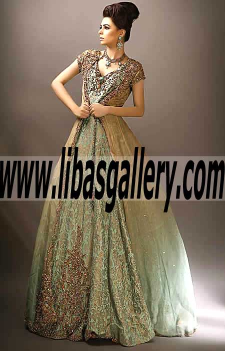 Long Flared Gown Awesome and Sweet Embellishments for Special Occasions