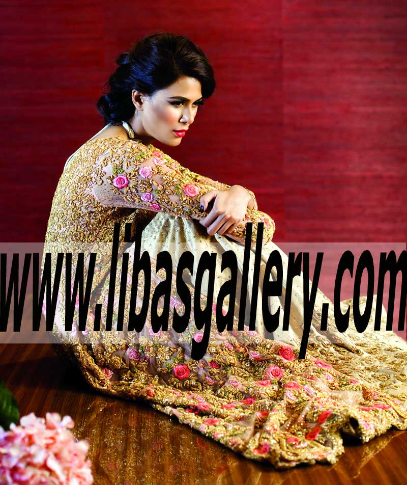 Dazzling Designer Bridal Outfit for Wedding and Special Occasions
