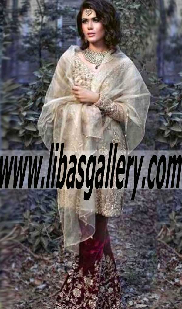 Luxurious Designer Dress for Special Occasion and Formal Events