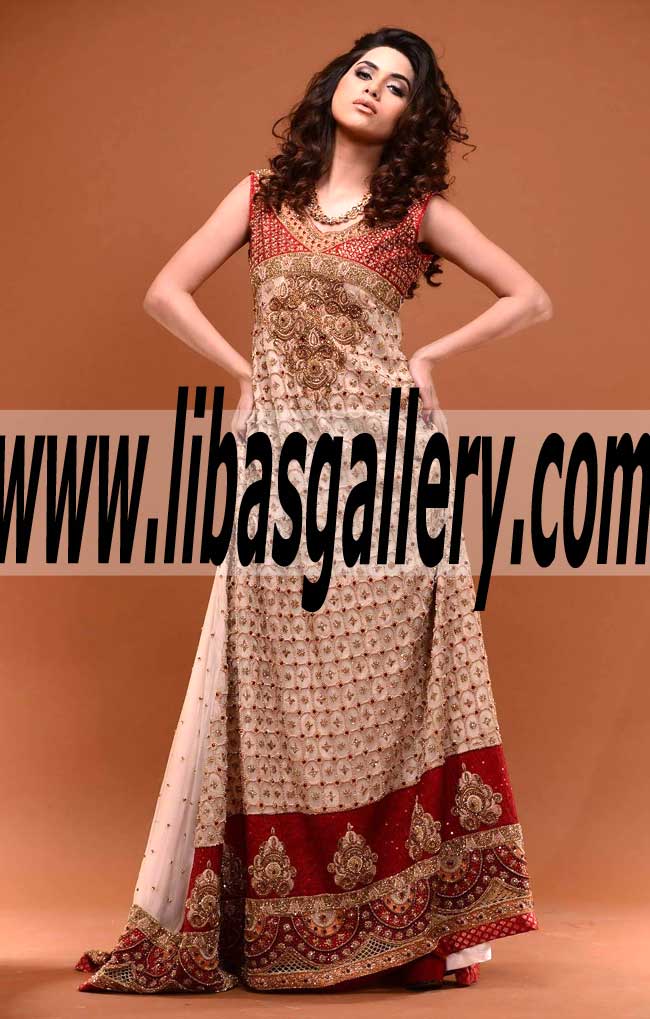 Popular Designer Long Chiffon Asymmetric Waist Court Train Bridal Gowns for Evening and Formal Events 