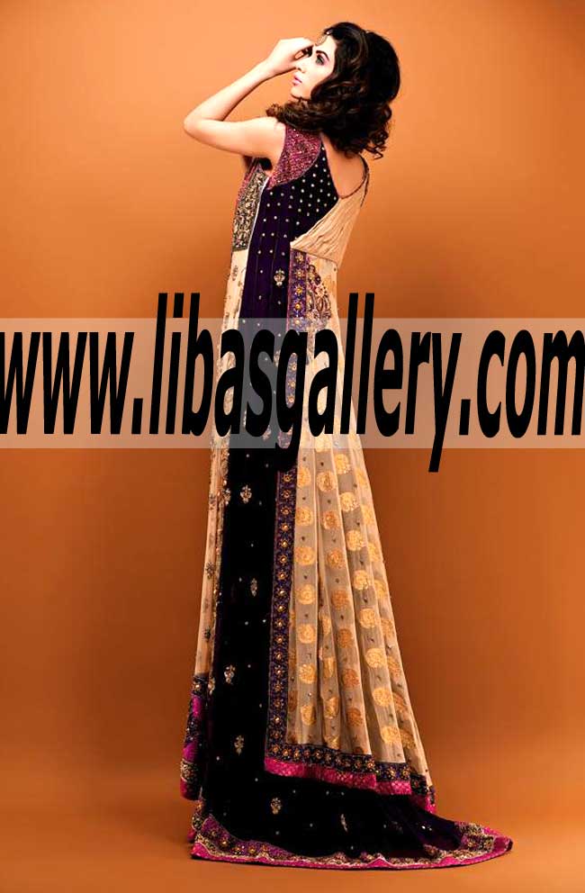 Exceptional Scoop Neck A line Long Length Majestic Evening Dress for Wedding and Special Events