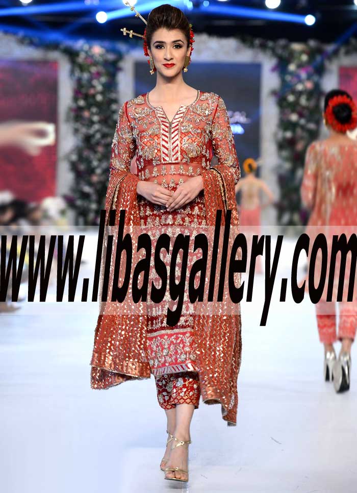 Pakistani Designer Party Dress for Formal and Special Events