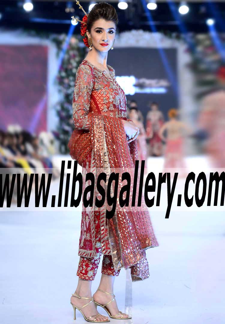 Pakistani Designer Party Dress for Formal and Special Events