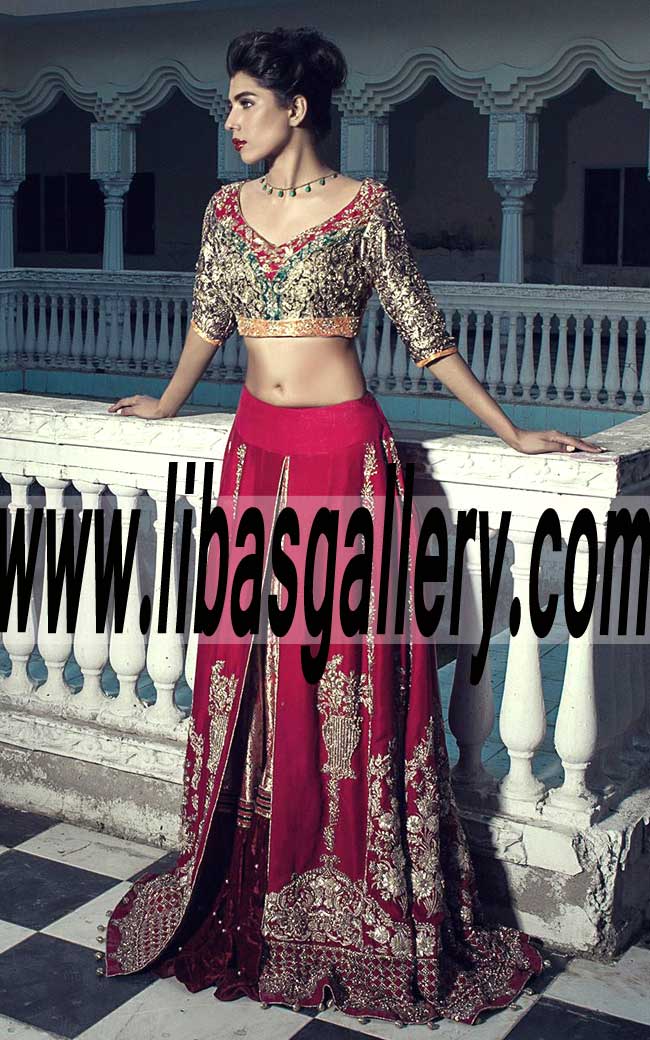 New Fancy Designer Sharara Dress for Wedding and Formal Occasions