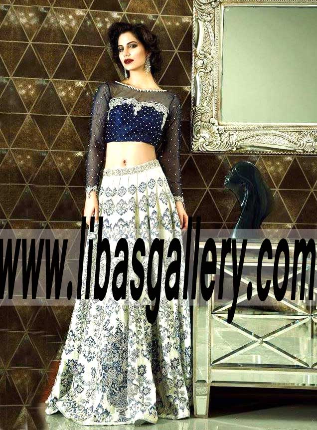 Enthralling latest styles of Evening Lehenga Dress for Wedding and Special Occasions