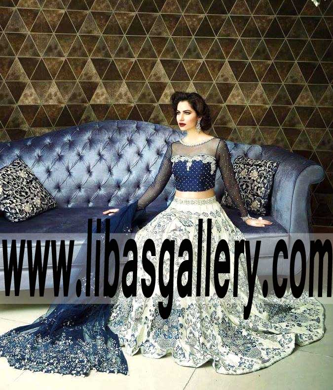 Enthralling latest styles of Evening Lehenga Dress for Wedding and Special Occasions