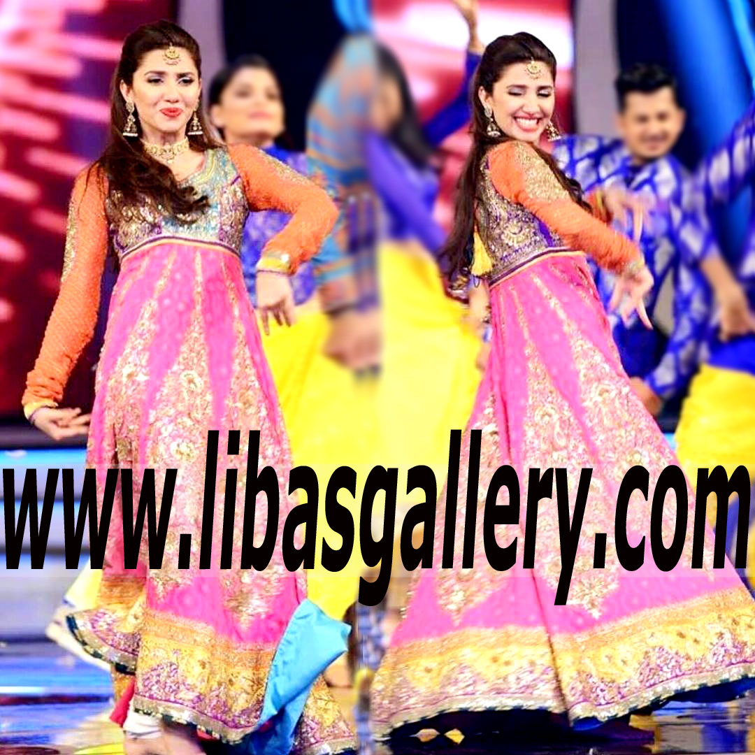 Magnificent Maira Khan Bridal Anarkali for Mehendi and Special Occasions