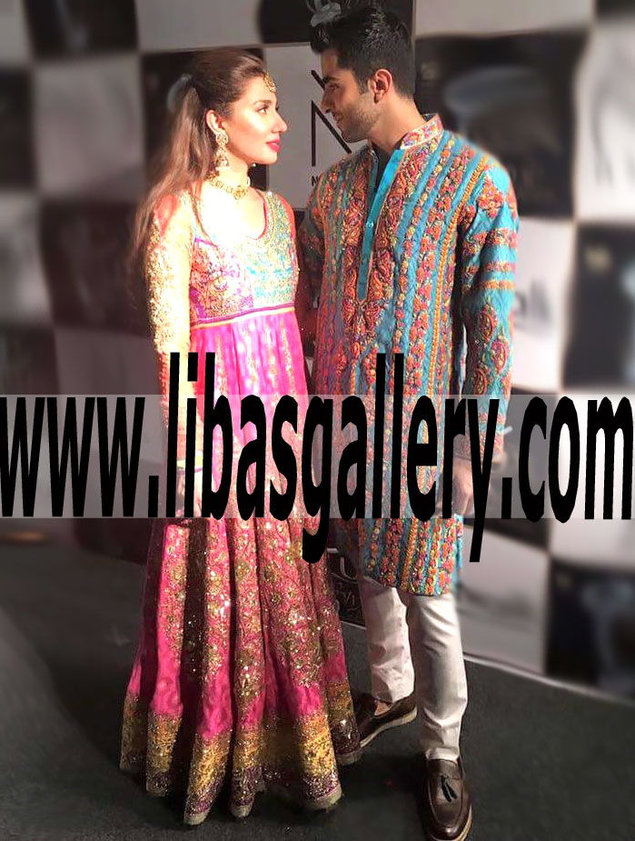 Magnificent Maira Khan Bridal Anarkali for Mehendi and Special Occasions