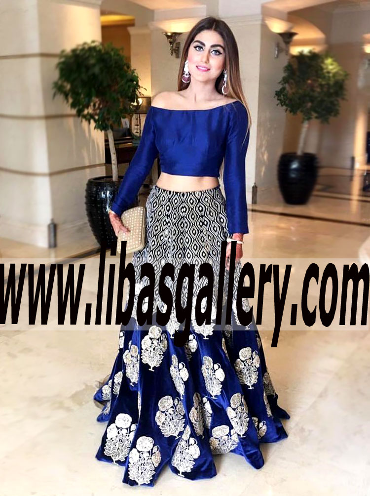 Prodigious Designer Special Occasions Dress with stunning Lehenga for Modern Girls