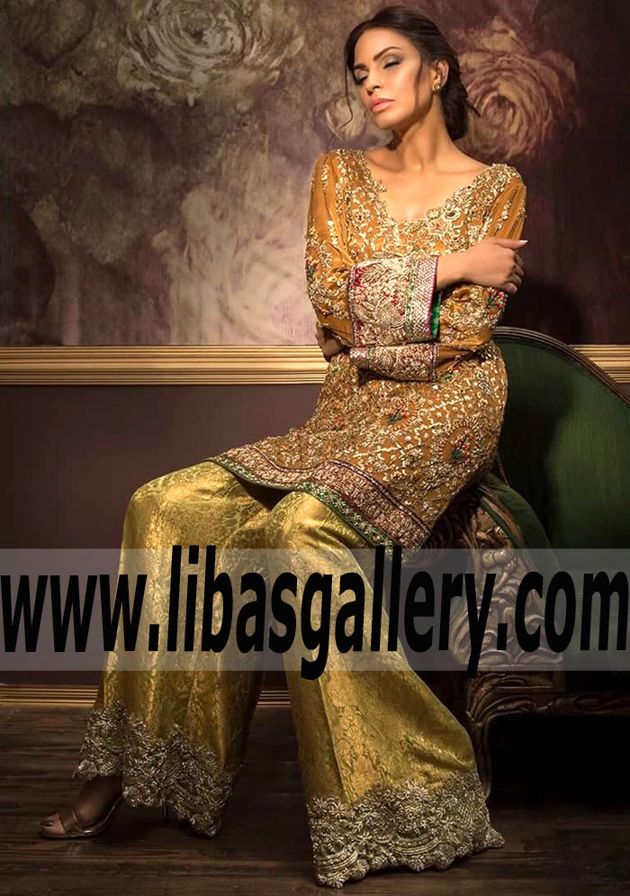 Gorgeous Lehenga Dress features Alluring and Stunning Embellishments for Next Wedding and Special Occasion