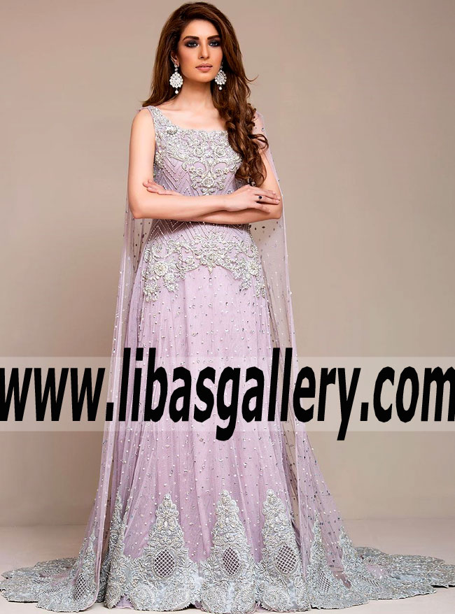 Glamorous Gala LILAC Wedding Gown for Wedding and Special Occasions