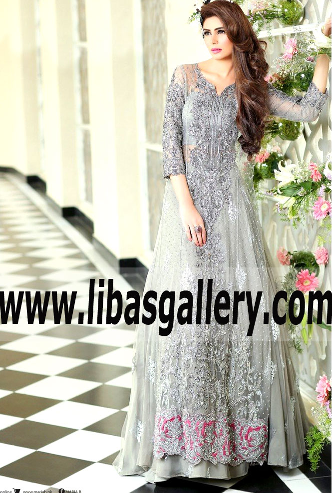 Luxurious Designer Anarkali Dress for all Social and Special Occasions