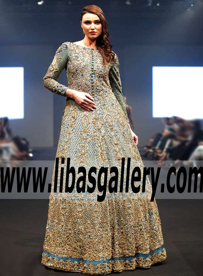 HSY Spring Special Occasion Dresses for Engagement Brides - Pakistani Indian Dresses for Nikkah Ceremony Oslo Norway