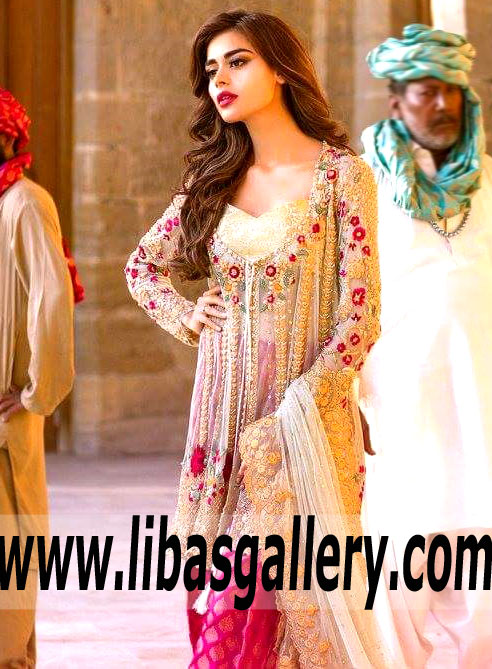 Glamorous Designer Anarkali Dress for Party and Formal Occasions