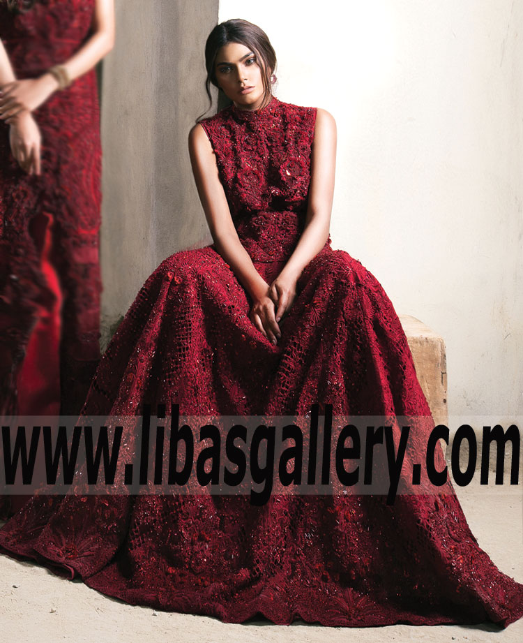 Enchanting Embellished Gown for Wedding Occasions