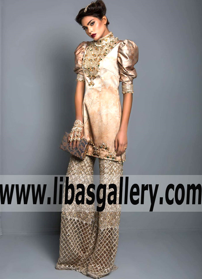 Luxurious Dip-Dyed Lilium Evening Dress