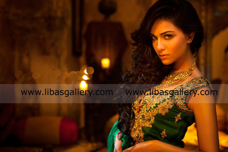 Emerald green Lucida Special Occasion Wear